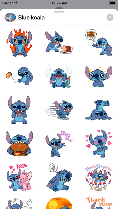Cute Blue Koala Stitch Sticker – Apps on Google Play