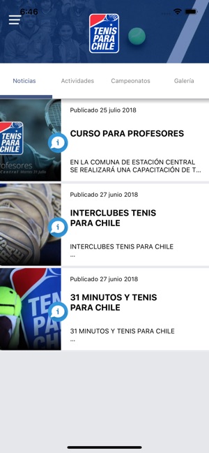 Tenis para Chile(圖2)-速報App