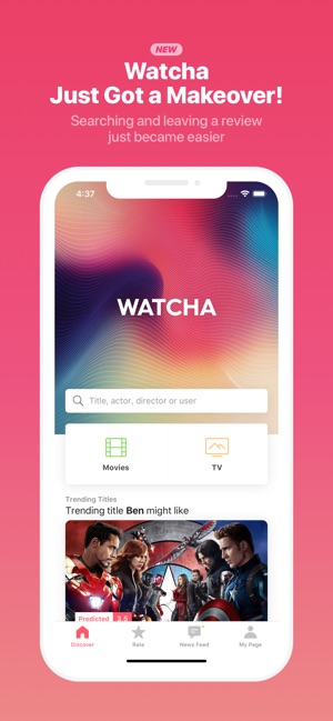 WATCHA - Find your next movie(圖1)-速報App