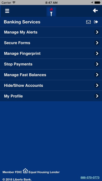 Liberty Bank iMobile Banking screenshot-3