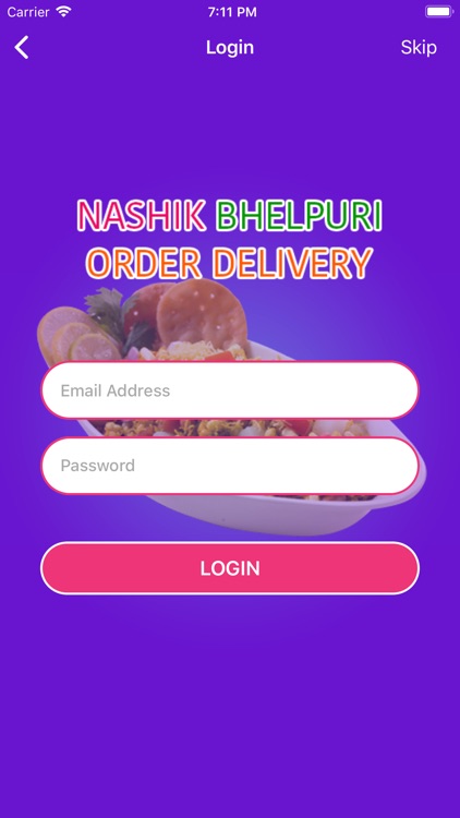 Nashik Bhelpuri Order Delivery