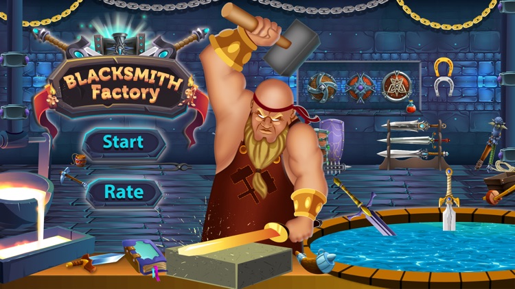 Blacksmith Factory Tycoon Game