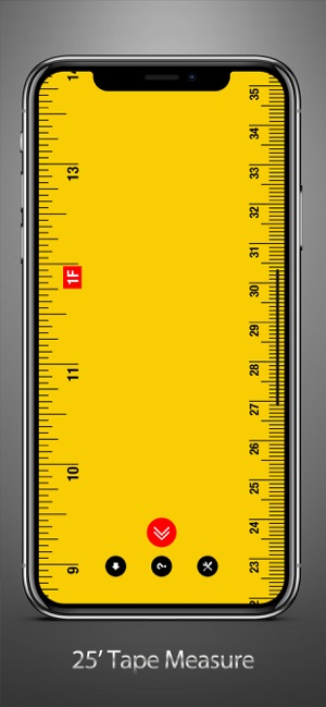 tape measure real size