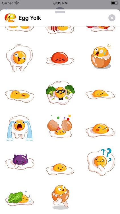 Egg Yolk Stickers screenshot-5