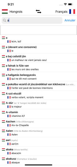 Dictionnaire Hongrois-Français(圖4)-速報App