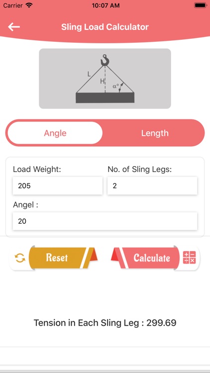 Sling load N Weight Converter