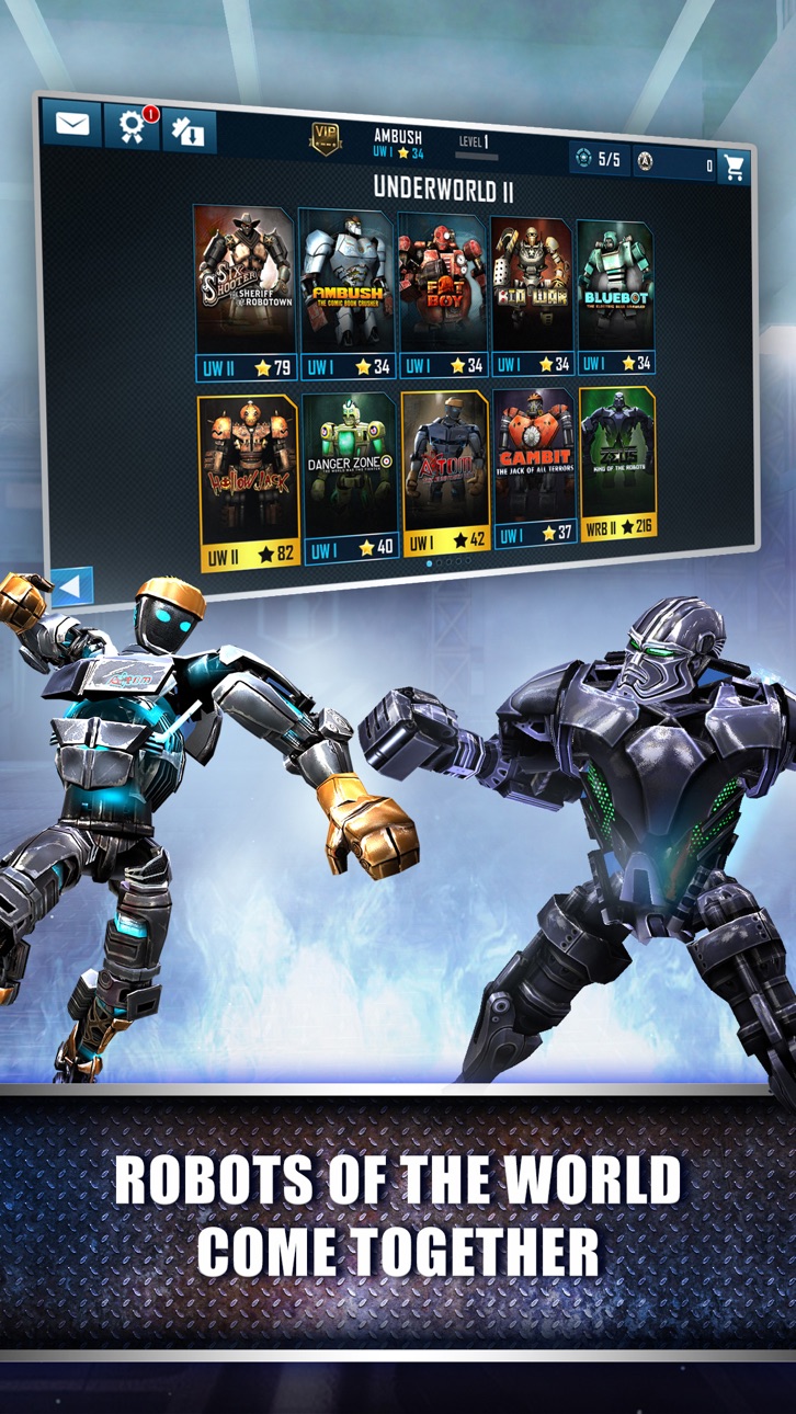Real Steel World Robot Boxing - Free Hack screenshot 2 - iOS game interface