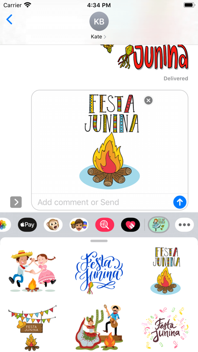 Festa Junina Festival Stickers screenshot 2