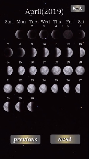 MoonFace -Calender of the Moon(圖2)-速報App