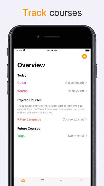 Courset: track your courses