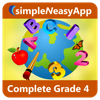 Complete Grade 4 Math, English and Science - A simpleNeasyApp by WAGmob