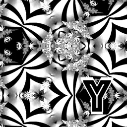 Ornament in Black&White Colors