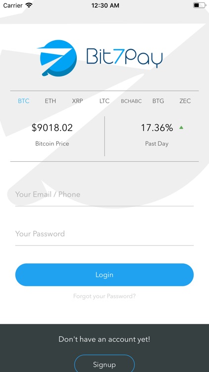 Bit7Pay Cryptocurrency Wallet