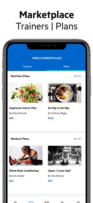 Forca: Workout & Meal Planner