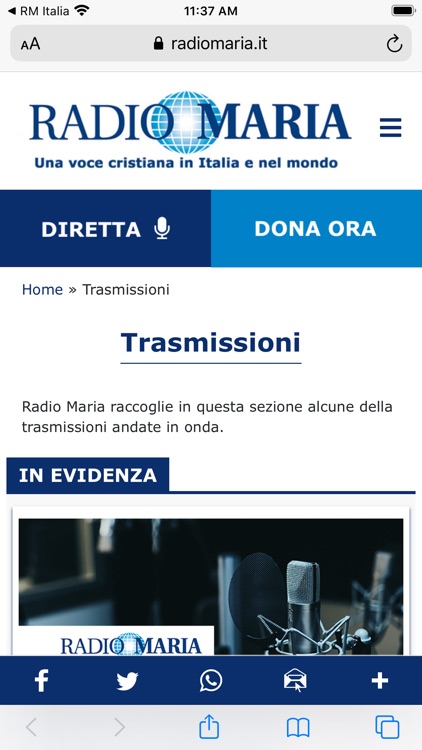 Radio Maria Italia screenshot-3