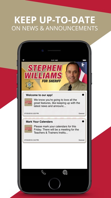 Stephen Williams for Sheriff