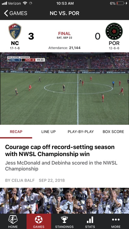 National Women's Soccer League screenshot-4
