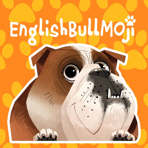English Bulldog Emoji Stickers iOS App