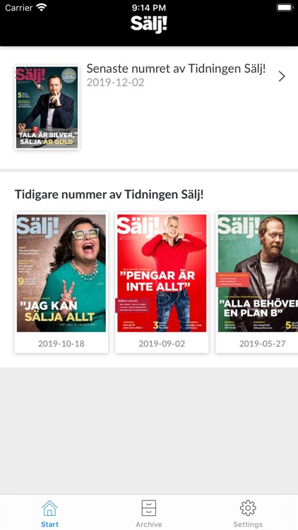 Tidningen Sälj!