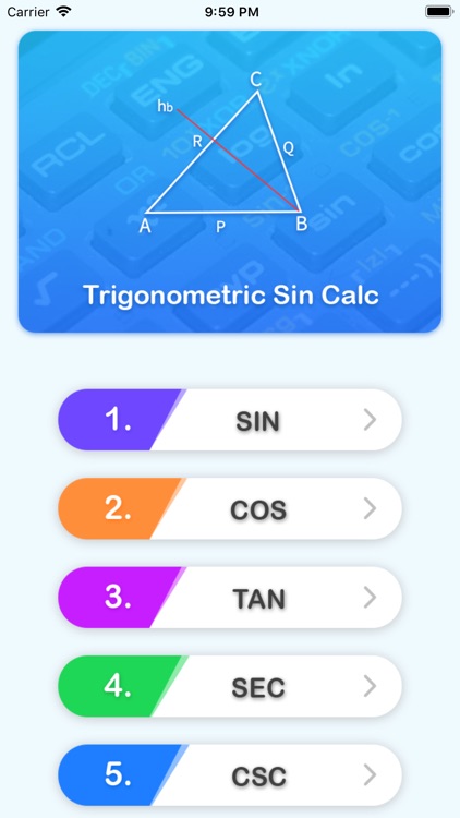 Trigonometric Sin Calc