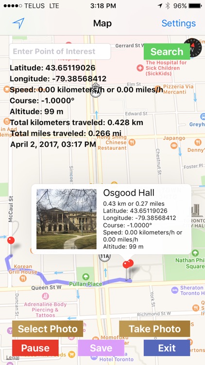 MapTrack with Photos