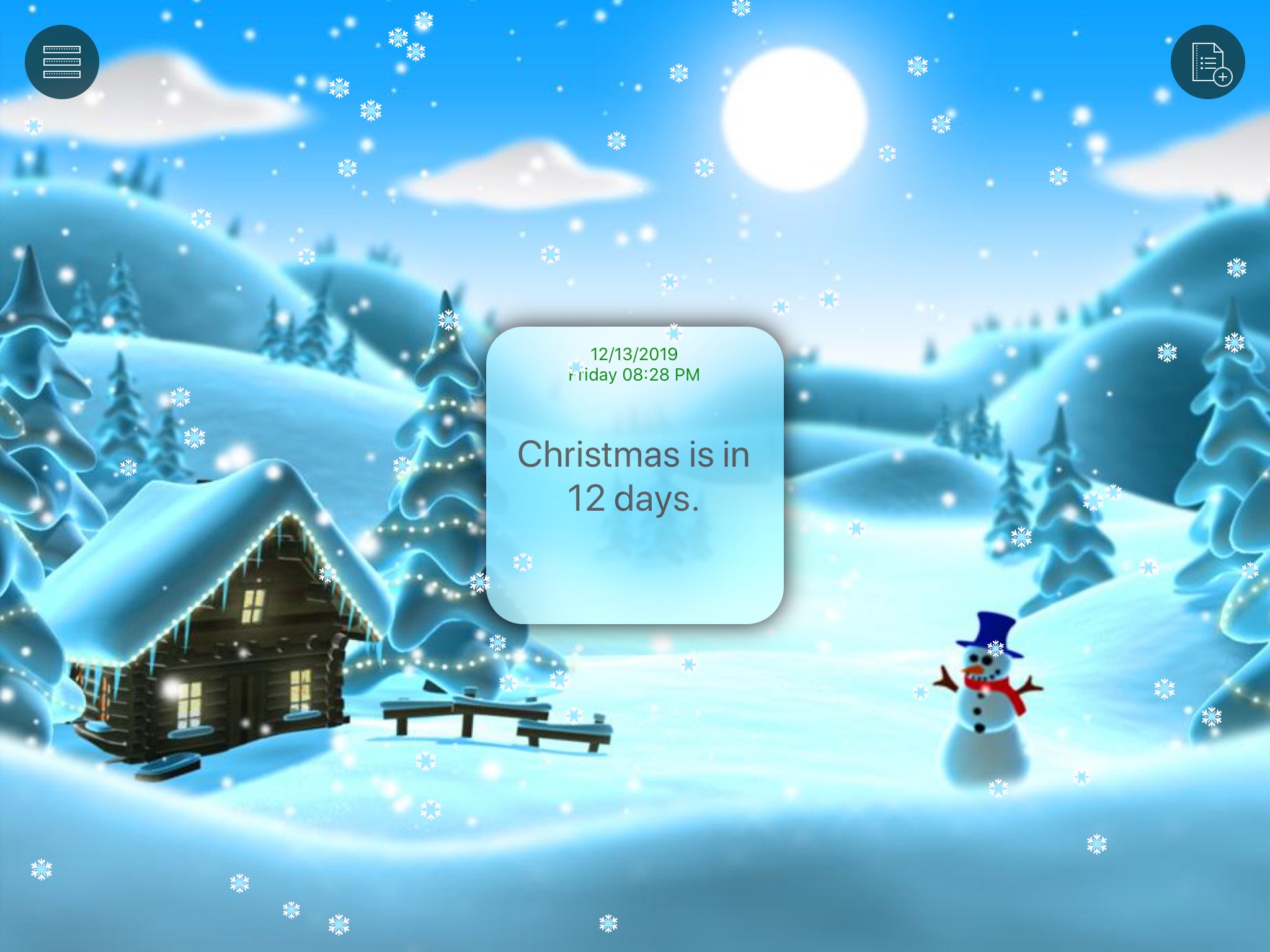 Noel - Christmas Countdown screenshot 2