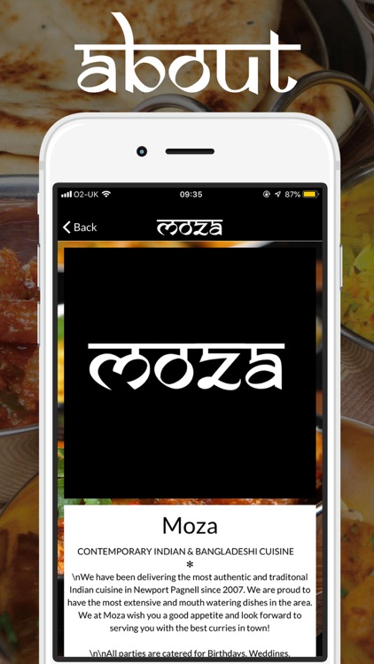 Moza Indian Restaurant screenshot-4