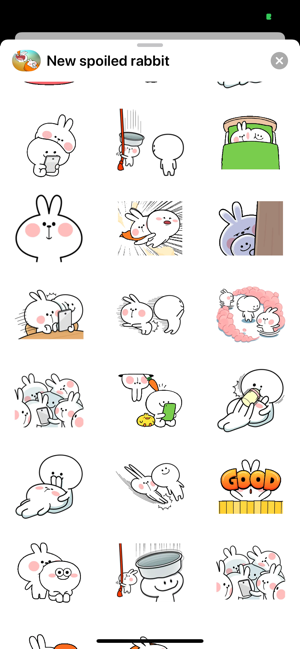 Top Spoiled rabbit Stickers(圖3)-速報App