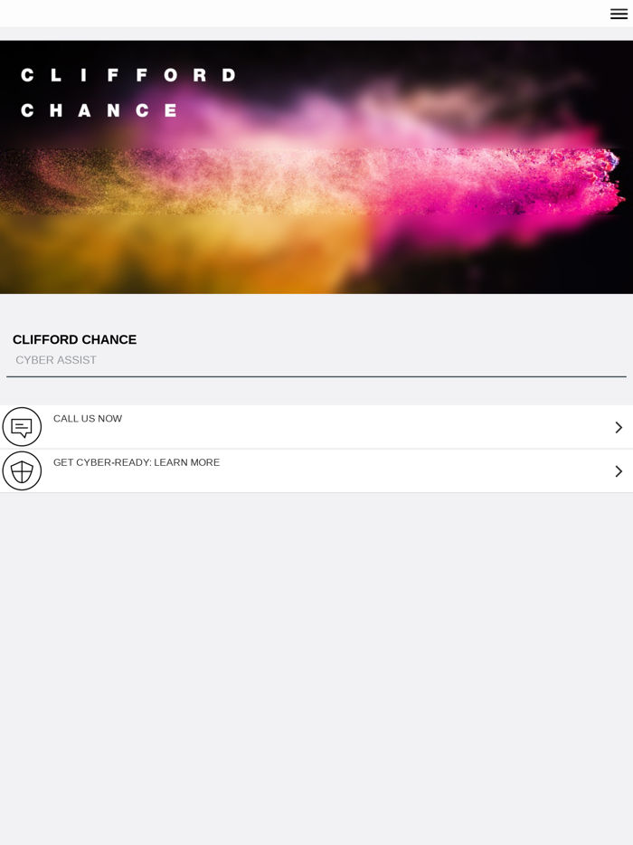 Clifford Chance Cyber Assist