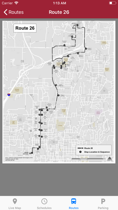 How to cancel & delete Razorback Transit - Live Maps from iphone & ipad 4