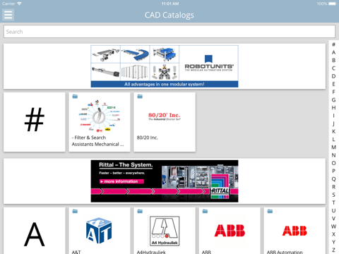 3D CAD Models Engineering Catalogs