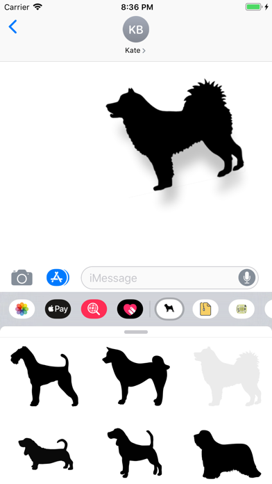 Dog Silhouettes Stickers screenshot 3
