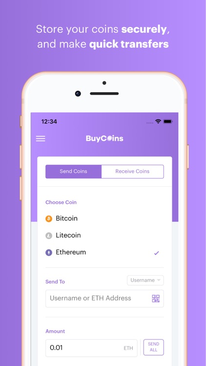 BuyCoins - Buy Bitcoin & More