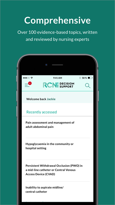 How to cancel & delete RCNi Decision Support from iphone & ipad 1