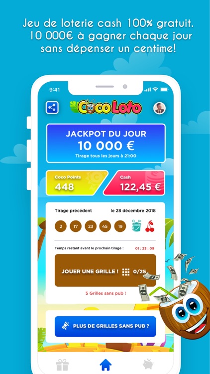 CocoLoto - Jeu de Loterie Cash