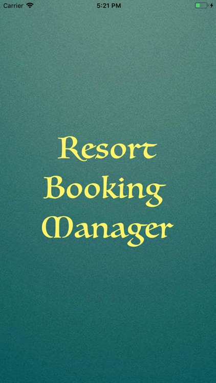 Resort Booking Manager