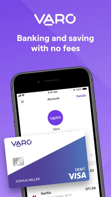 Varo: Mobile Banking & No Fees screenshot-0
