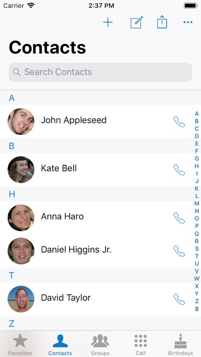 ContactsXL 2017 Screenshot 1