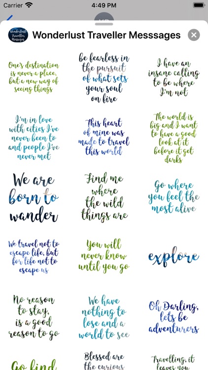 Wanderlust Traveller Messages