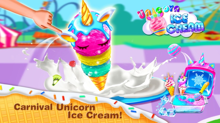 Unicorn Ice Cream-Chef Games screenshot-0