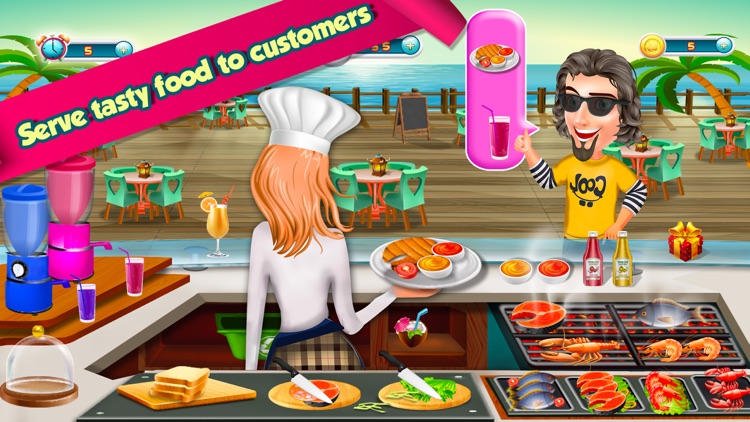 Seafood Crazy Cooking Game