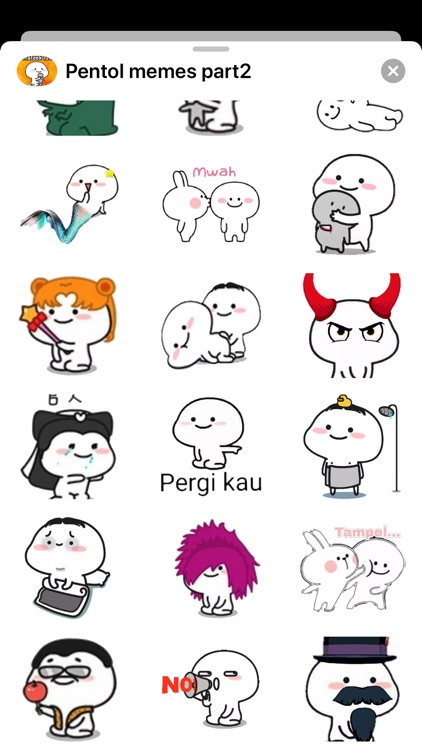 Pentol Memes Stickers Part2