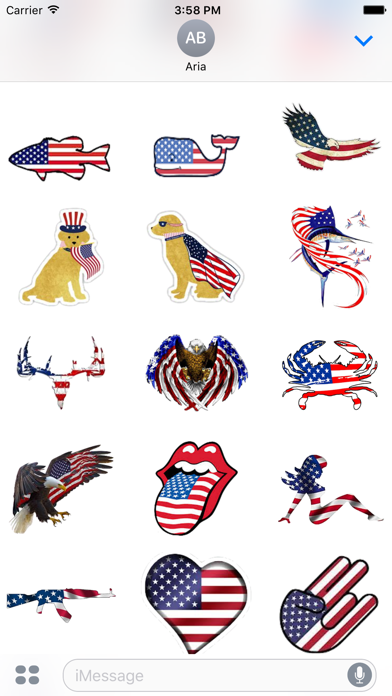 I Love The American Flag Icon screenshot 3