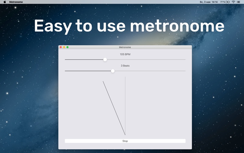 metronome 105 bpm