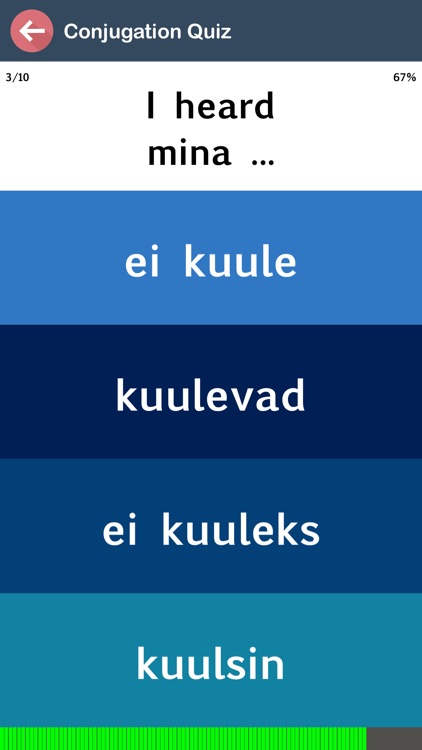 Estonian Verb Blitz screenshot-4