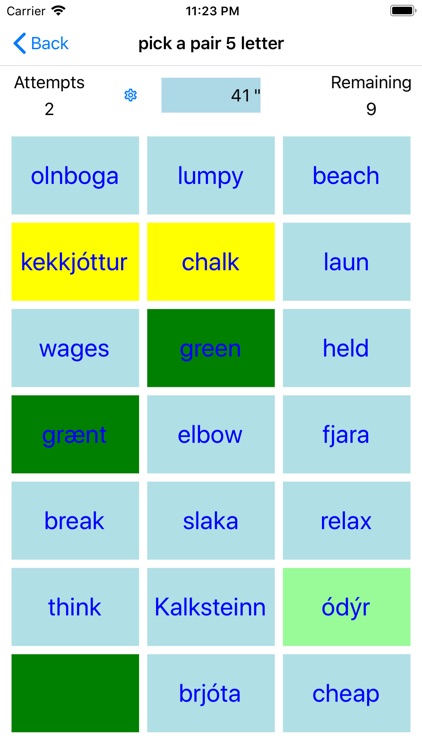 PickAPair Icelandic - English