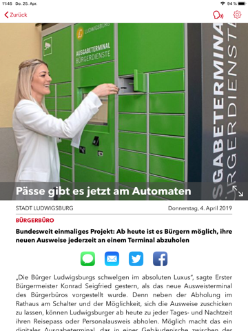 Ludwigsburger Kreiszeitung - náhled