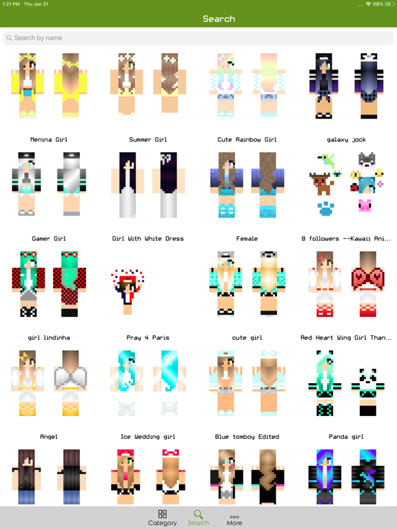 Skins For Minecraft Pe And Pc By Indira Mehta Ios United States - roblox high school codes girls tomboy