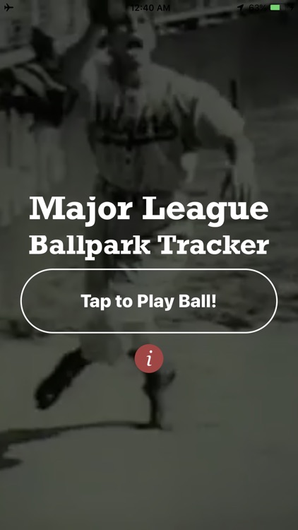 Ballpark Tracker