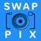 With SwapPix you can easily and quickly share pictures with your friends